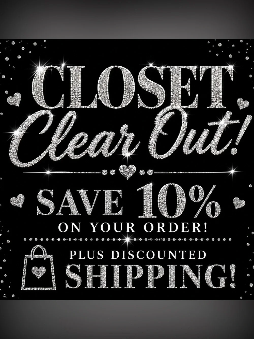 DISCOUNT- OFF LISTING PRICES.MANUAL DISCOUNT-MUST Bundle 2+ Items to save 50%